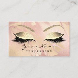 Makeup Eyebrow Öga Lash Glitter Ro Marble Visitkort