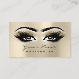 Makeup Eyebrow Ögon Lash Glitter SPA Ivory Visitkort
