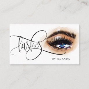Makeup Eyebrow Ögon Lash Hand Draw, Affärskort Visitkort