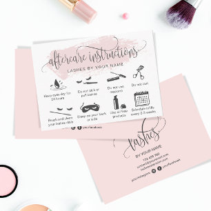 Makeup Eyebrow Ögon lider av Rosa Eftervård Visitkort