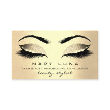 Makeup Eyebrows Lash Champaigne Guld