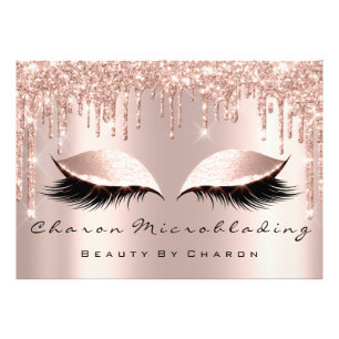 Makeup Eyebrows Lash Ro Spark Girly Fototryck