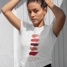 Makeup-färg-färgrutor för konstnären namn läppstif