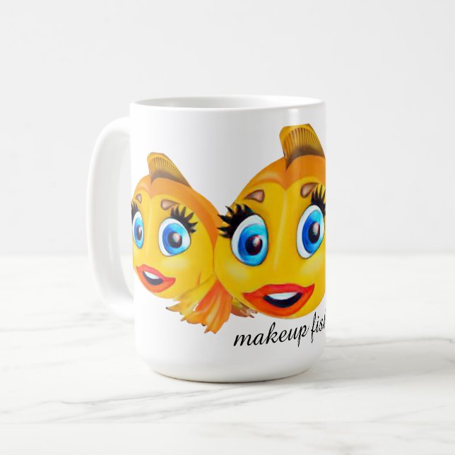 MAKEUP FISH mug Kaffemugg (Framsida vänster)