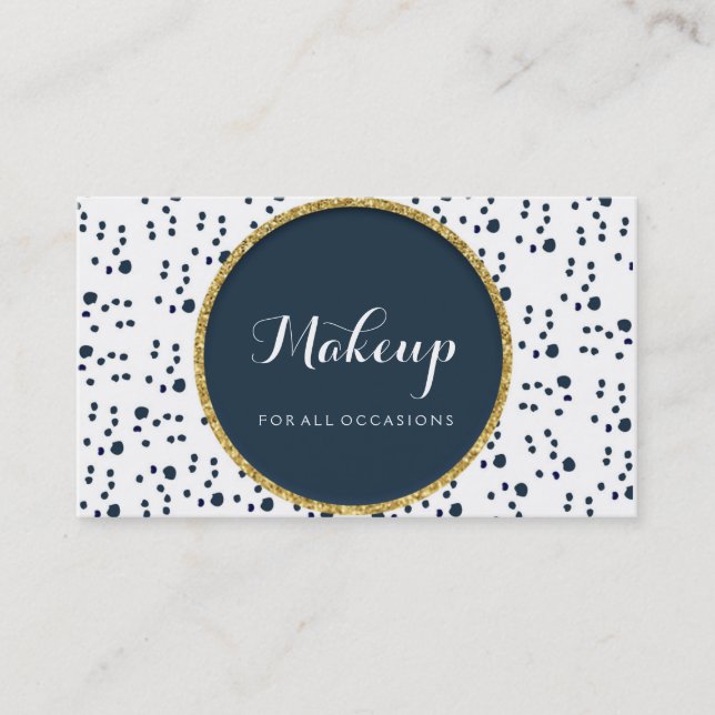 Makeup - för tillfällen visitkort (Framsida)
