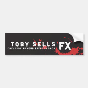 Makeup FX för den Toby Sellsvarelsen shoppar Bildekal