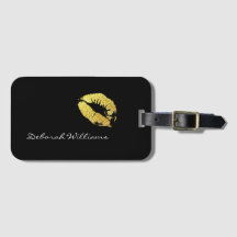 makeup guld läppar resa