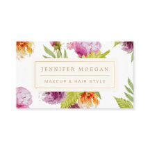 Makeup Hair Stil Beauty Salon Feminine Blommigt
