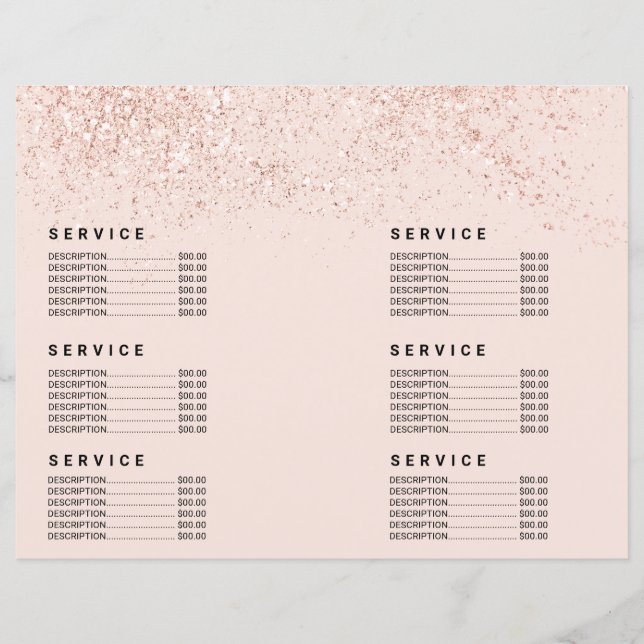 Makeup-hår ro glitter pastel  rosa pris (Framsida)