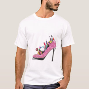Makeup-Högklackar Stillettos T Shirt