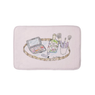 Makeup Illustration Antique Makeup Tray Mode Badrumsmatta