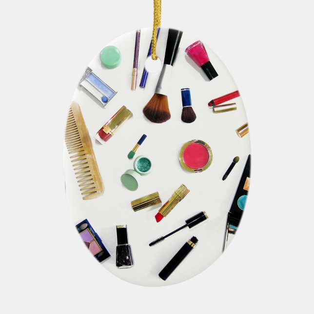 Makeup Julgransprydnad Keramik (Framsidan)
