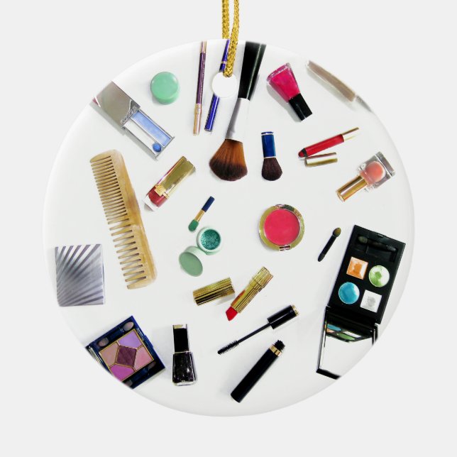 Makeup Julgransprydnad Keramik (Framsidan)