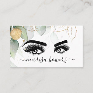 Makeup-konstnären Bevackra Öga Beauty Greenery Blo Visitkort
