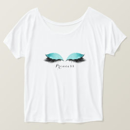Makeup Lash Black Tiffany Beauty Namn Princess Tee Shirt