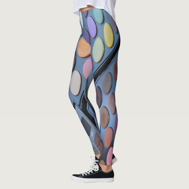 Makeup Leggings - Öga Makeup Design (Vänster)