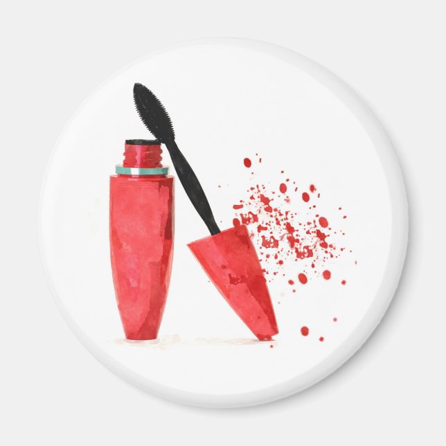 Makeup mascara mode glamor trendig red magnet (Framsidan)