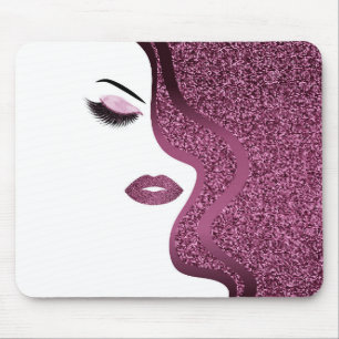 Makeup med glitter verkställer musmatta