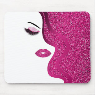 Makeup med glitter verkställer musmatta