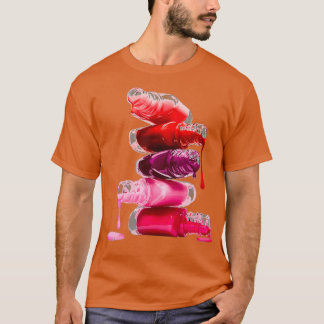 Makeup Nagel polsk kosmetikamanikprodukt T Shirt