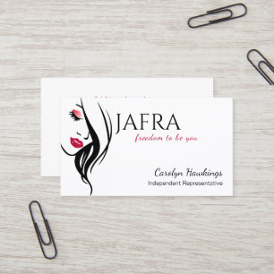 Makeup Oberoende Rep Jafra Visitkort