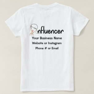Makeup och Beauty Influencer T-Shirt