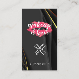 Makeup och Hair Lipsticks Kiss Visitkort