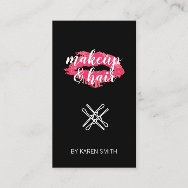 Makeup och Hair Visitkort (Framsida)