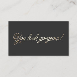 Makeup och Hairstylist Guld Typography Möte Tidsbeställning Kort