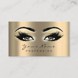 Makeup Öga Lash Guld avtalskort Öga Tidsbeställning Kort