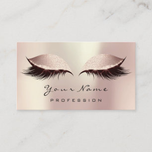Makeup Öga Lash Rosa Ro avtalskort Tidsbeställning Kort
