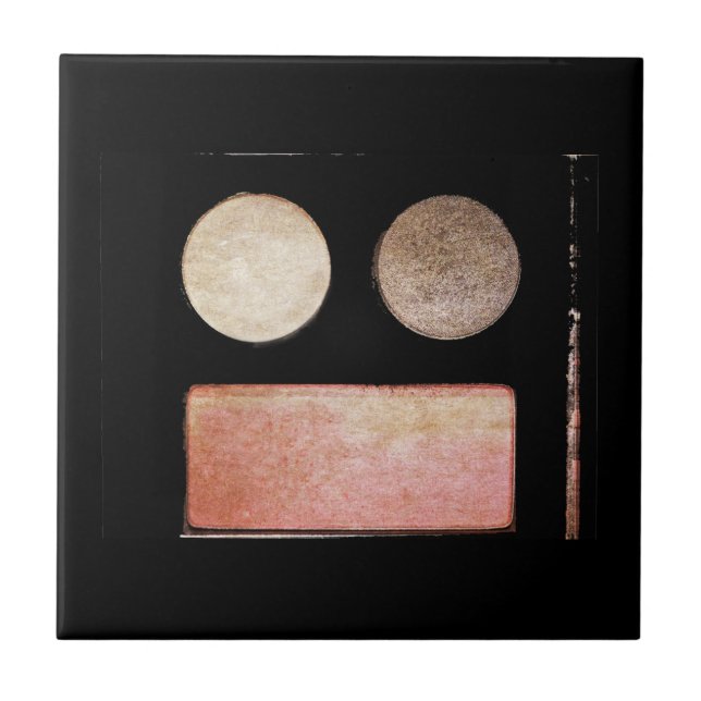 Makeup Palette-Ansikte av Shirley Taylor Kakelplatta (Framsidan)