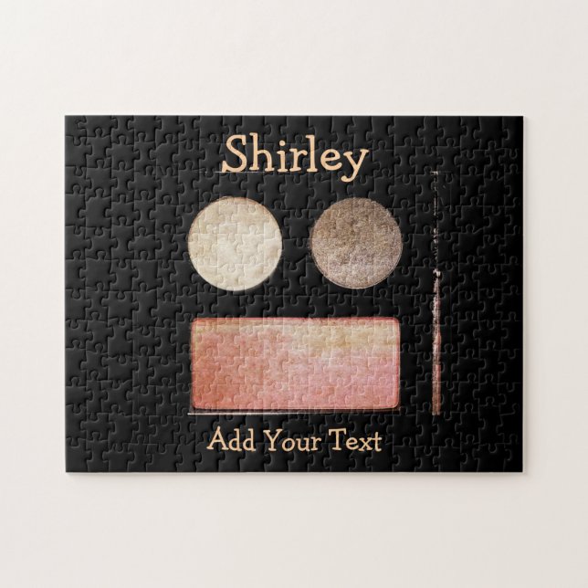 Makeup Palette-Ansikte av Shirley Taylor Pussel (Horisontell)