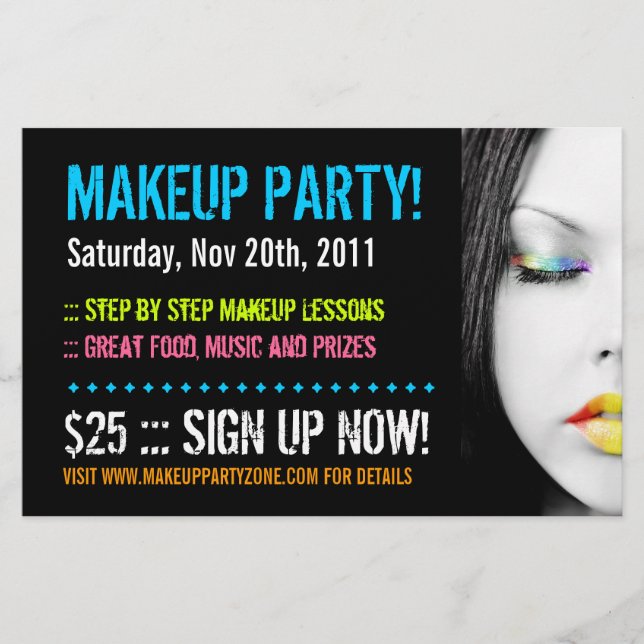 Makeup Party Flyer (Framsidan)