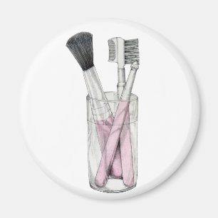 Makeup-penslar, magnet