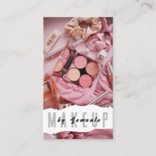 Makeup PMU Microblading Henna Salon Affärskort Visitkort