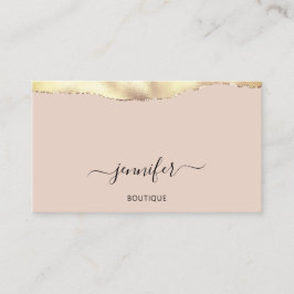 Makeup QR-kod Powder  Ro Guld Visitkort