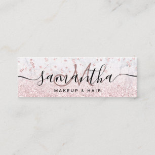 Makeup ro glitter marble gnistra conetti mini visitkort