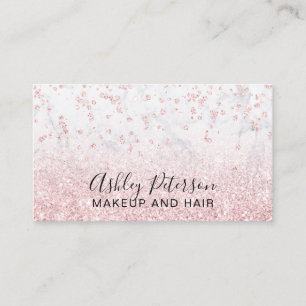 Makeup ro glitter marble gnistra conetti visitkort