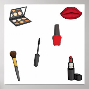 Makeup-samling Poster
