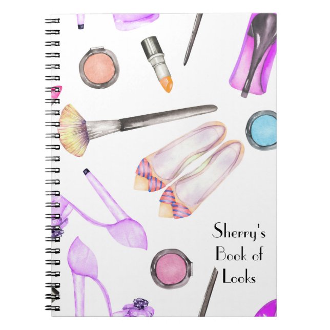 Makeup ser fotopatbok anteckningsbok (Framsidan)
