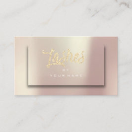 Makeup-streck 3D ( Glitter) i Guld Visitkort