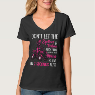 Makeup till Lera Atv Quad Bike Riding Girl Four Wh T Shirt