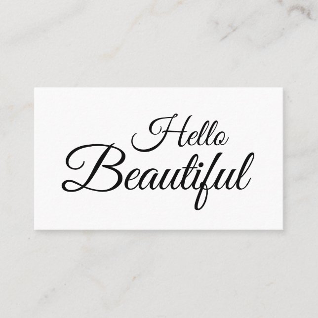 Makeupkonstnär, hårstylist/salongvisitkort visitkort (Framsida)