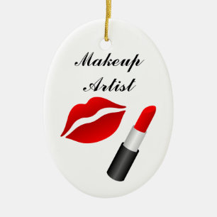 Makeupkonstnär Julgransprydnad Keramik