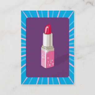 Makeupkonstnär/läppstift Visitkort