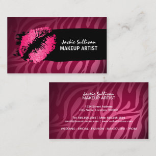 Makeupkonstnär M.U.A. Visitkort