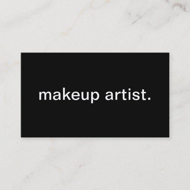Makeupkonstnär Visitkort (Framsida)