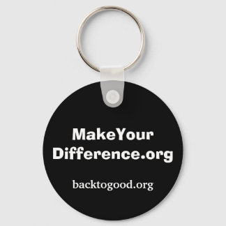 MakeYourDifference.org nyckelkedja Nyckelring