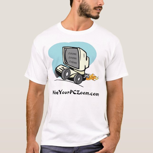 MakeYourPCZoom.com Tee Shirt (Framsida)